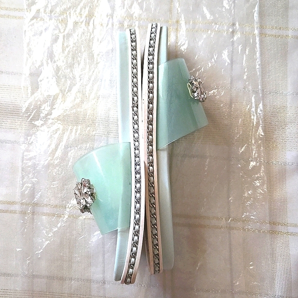 Karl Lagerfeld Mint Julep Billi Fashion Slide Sandal - Picture 8 of 12